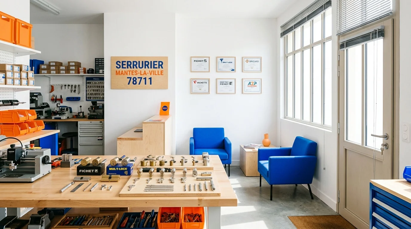 Atelier Serrurier Mantes-la-Ville · côté Mantois